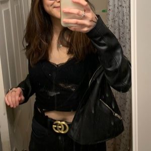 Brandy Melville Tie Crop Top